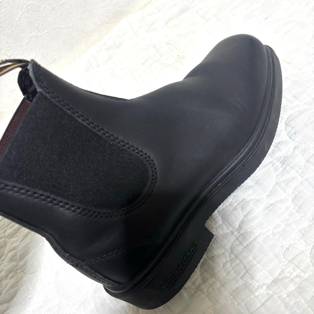 【美品 人気】Blundstone サイドゴアブーツ UK3 ブラック レザー