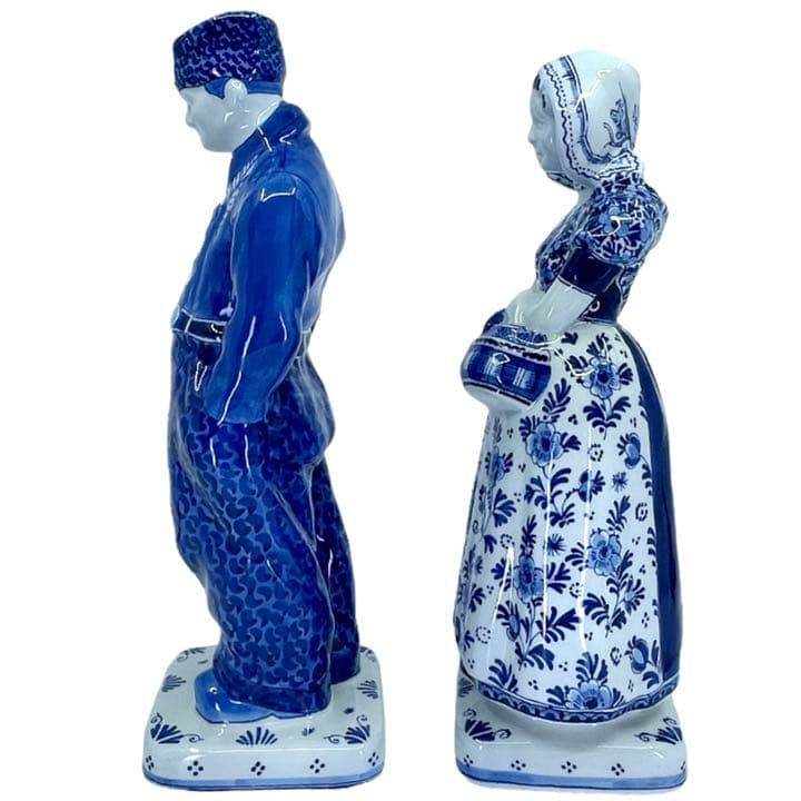 ヴィンテージロイヤルデルフト　 大型フィギュリン　ファーマーと妻