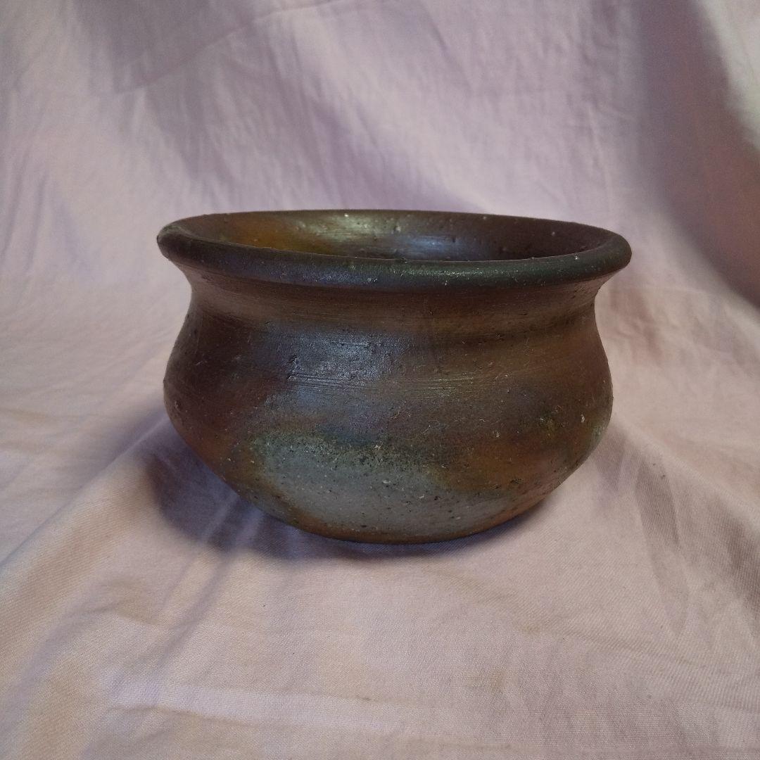 備前焼 　楽山　 建水