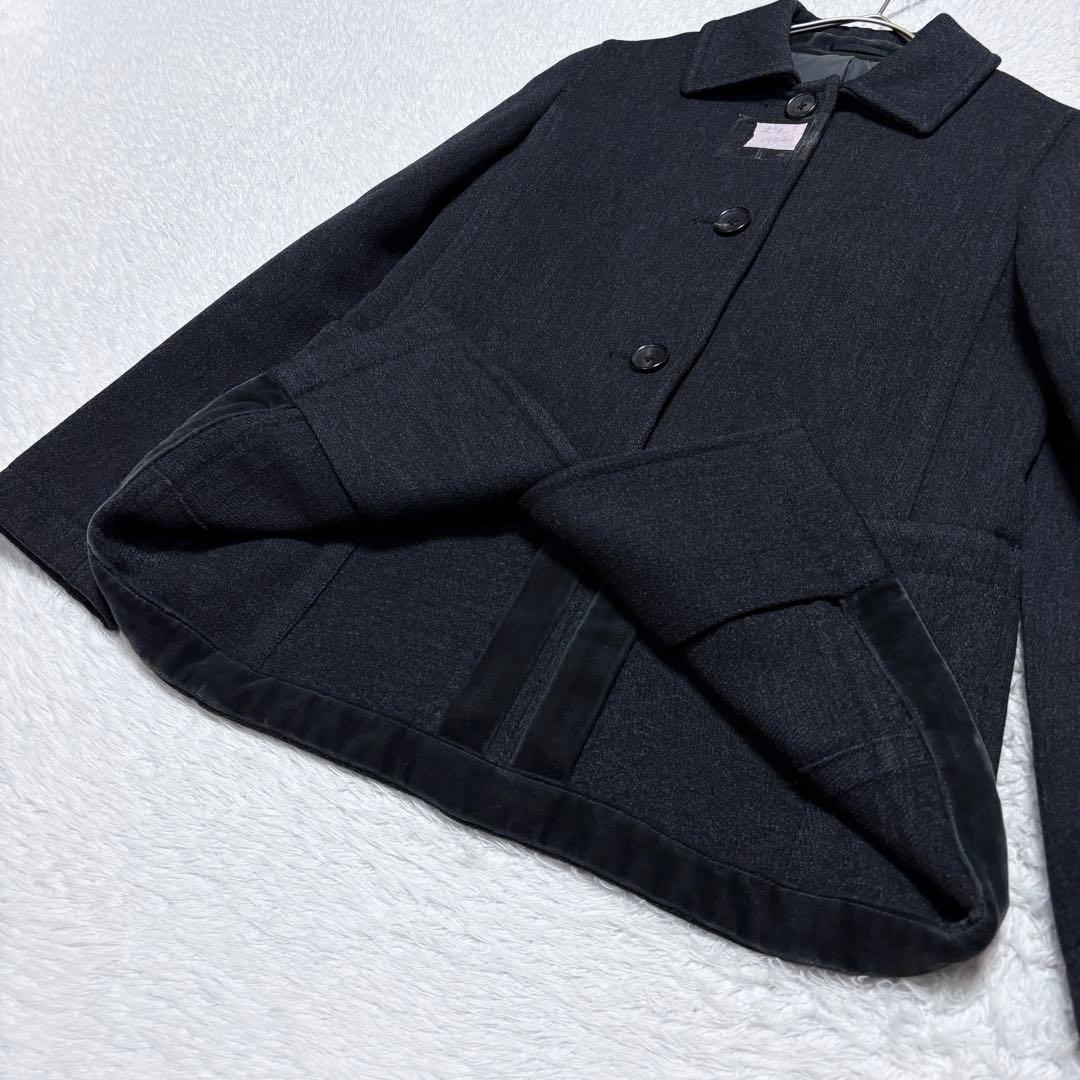 MHL. マーガレットハウエル ウール ハーフ コート 上品 高級 オフィス