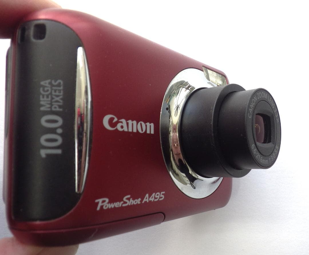 Canon PowerShot A495 レッド
