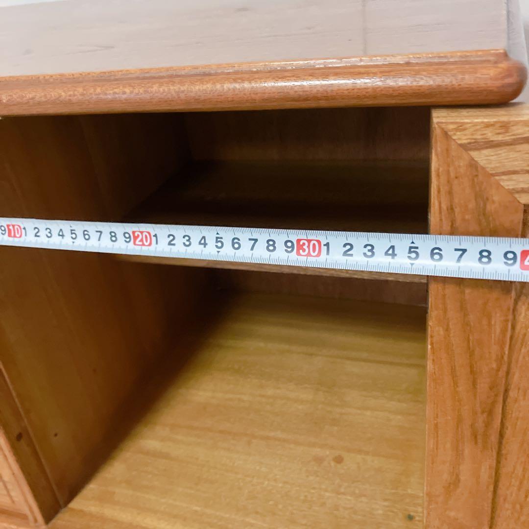 天然木　木製　チェスト　サイドチェスト　サイドラック　ローボード　箪笥