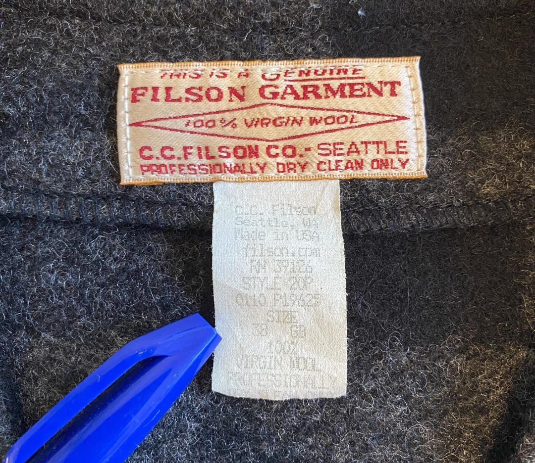 FILSON フィルソン マッキノーウールベスト 38
