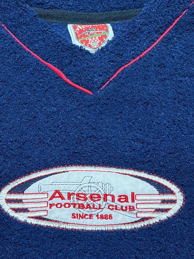 アーセナル　フリーストレーナー　イングランド製　Sサイズ（国内Ｌサイズくらい）紺