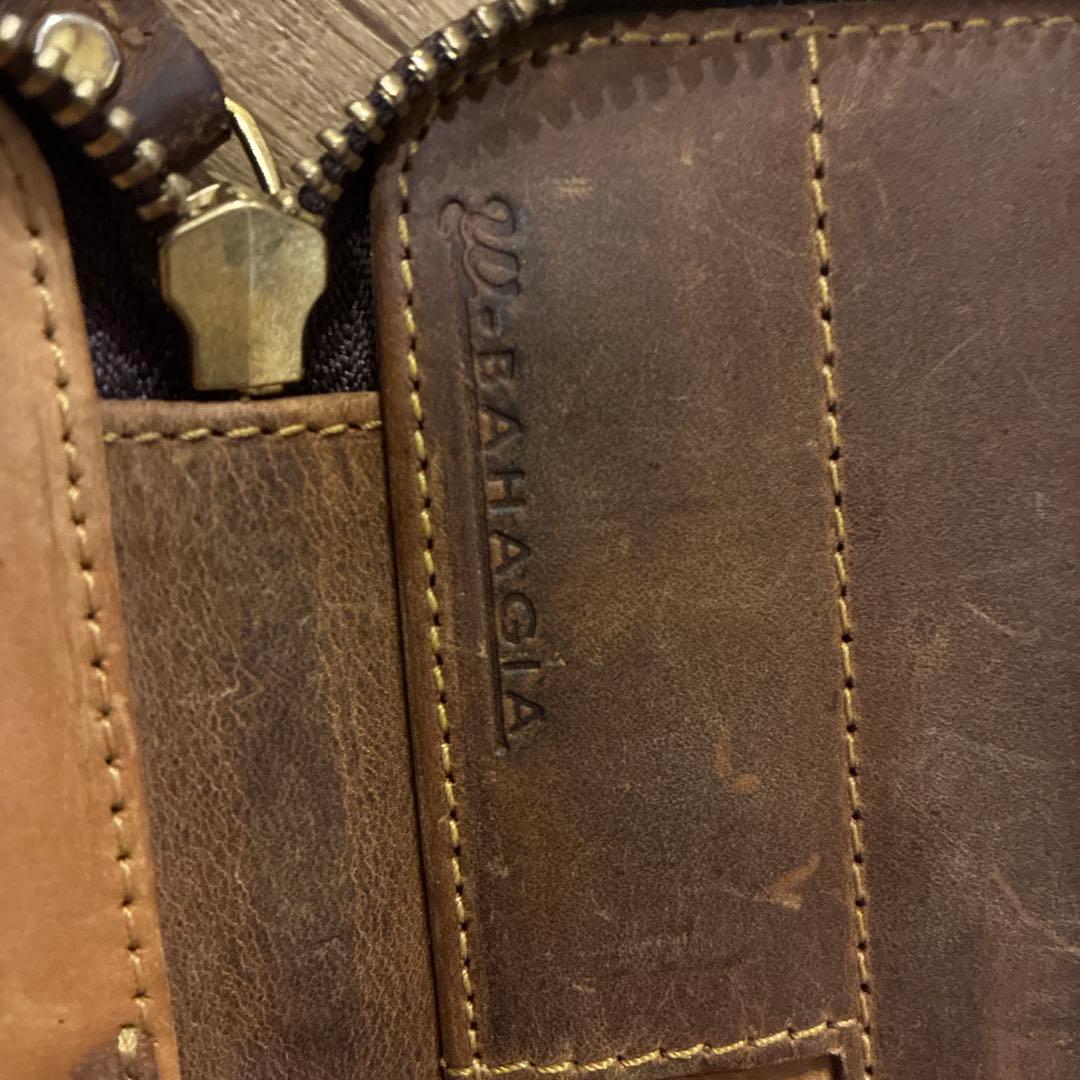 【w/oU】値下げ可 バハギアラウンドジップペンケース