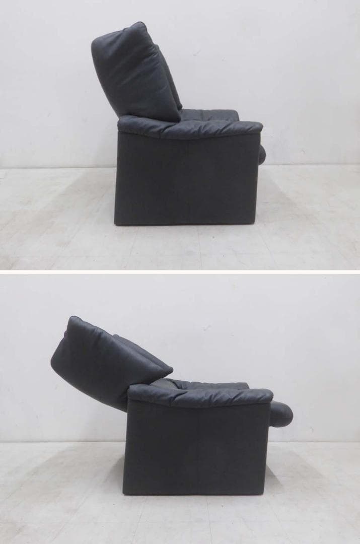 ■erpo エルポ■ドイツ ポルトフィノ 本革レザー リクライニングソファ