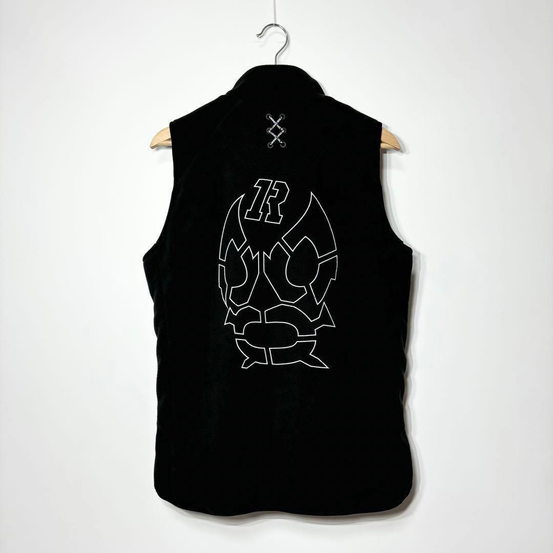 新品 ラッセルノ ゴルフ フリース ベスト ブラック M 4