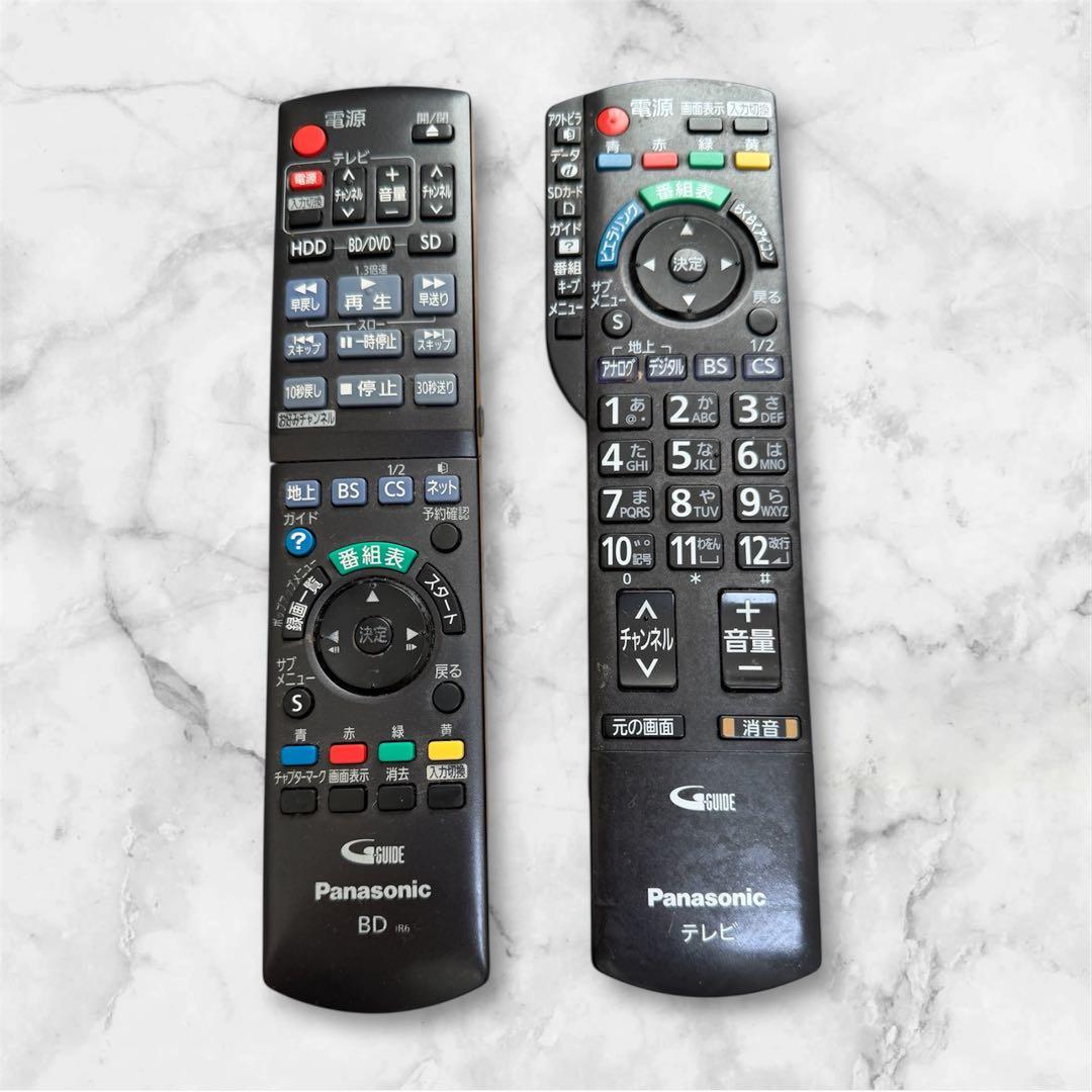 Panasonic DMR-BZT600 BDレコーダー リモコン2個付き