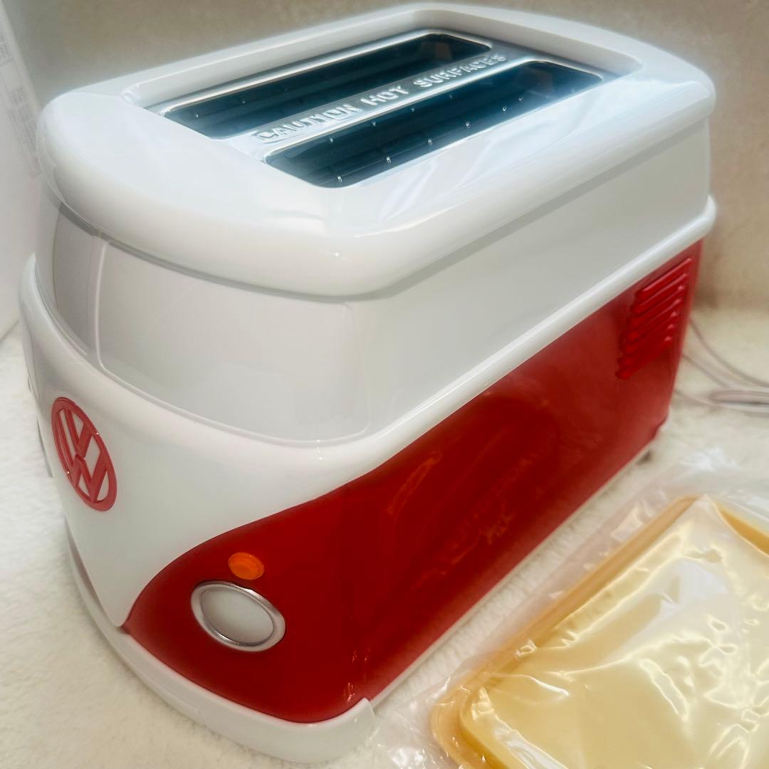 【新品】非売品 フォルクスワーゲン ミニバストースター 赤