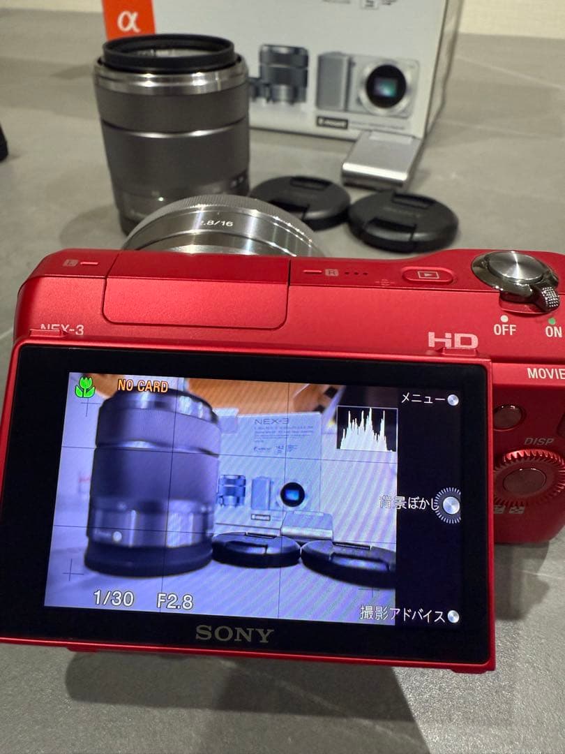 週末限定価格【美品】SONY α NEX-3D ダブルレンズキット ミラーレス