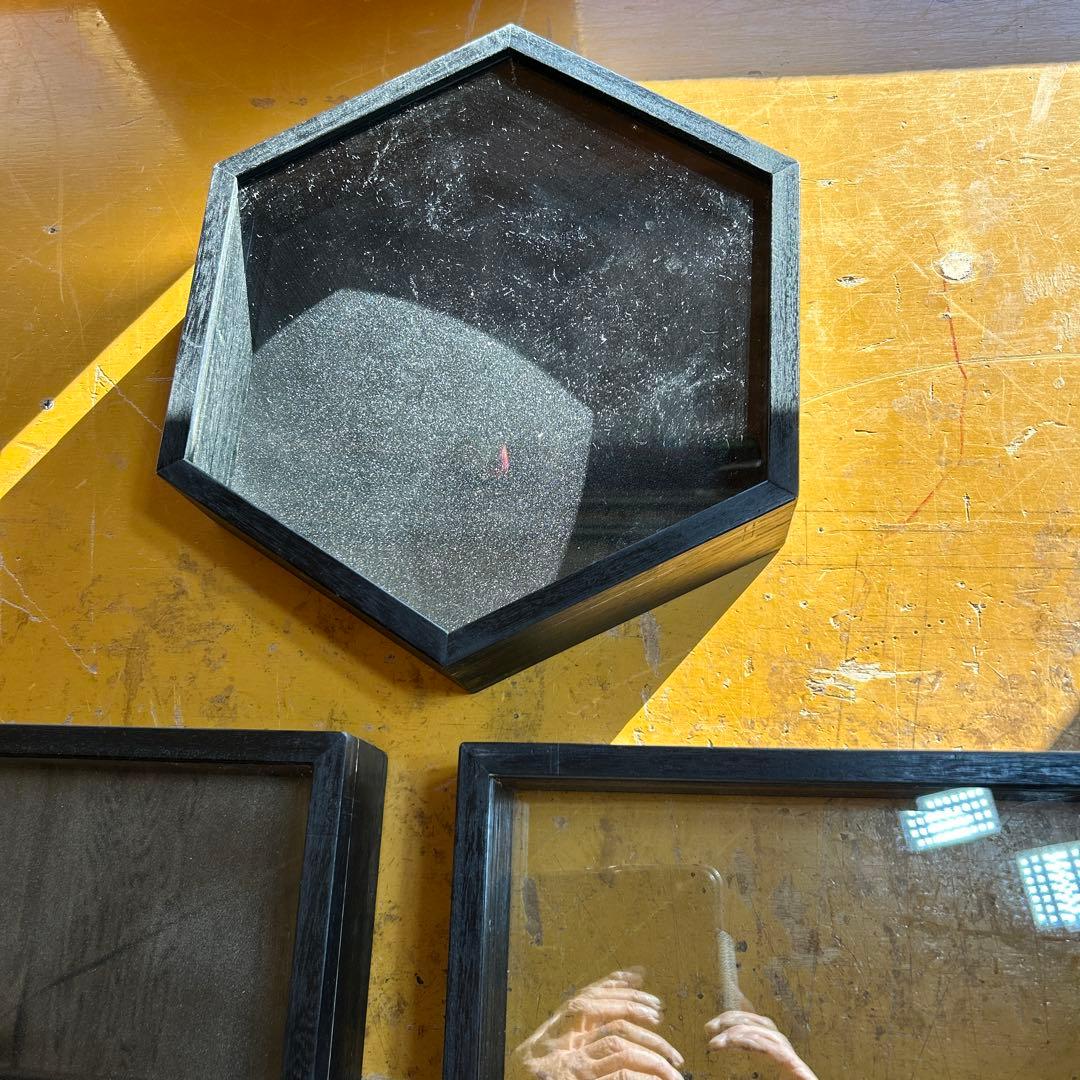 大型標本箱　2箱　6角標本箱　1箱