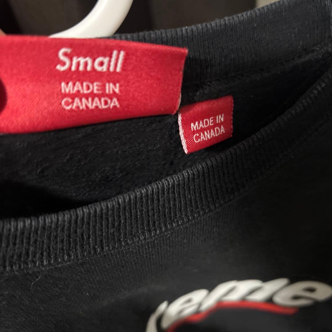 Supreme シュプリーム　アンダーラインクルーネック スエット　ブラック