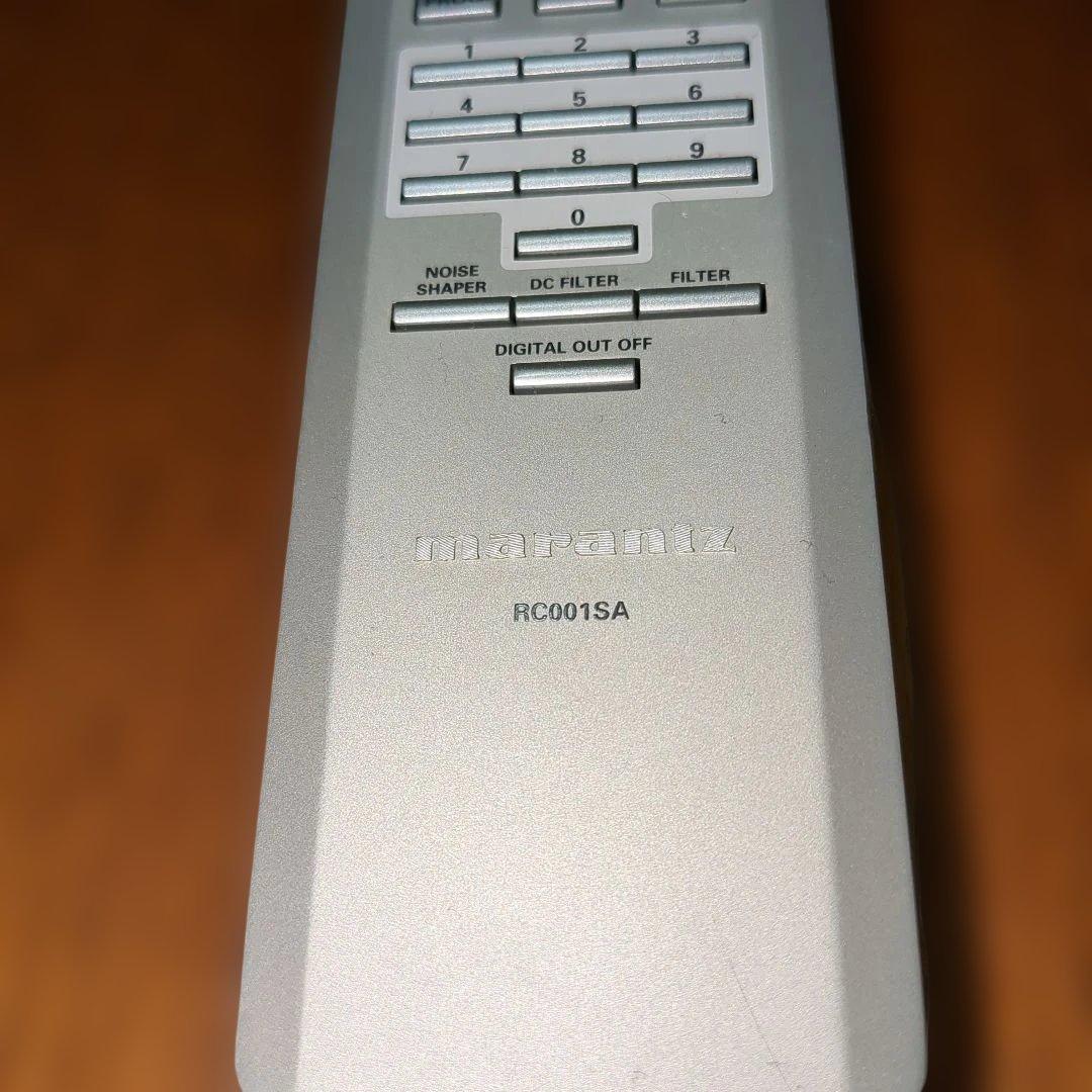 【動作確認済】marantz マランツ CDプレーヤー用リモコンRC001SA