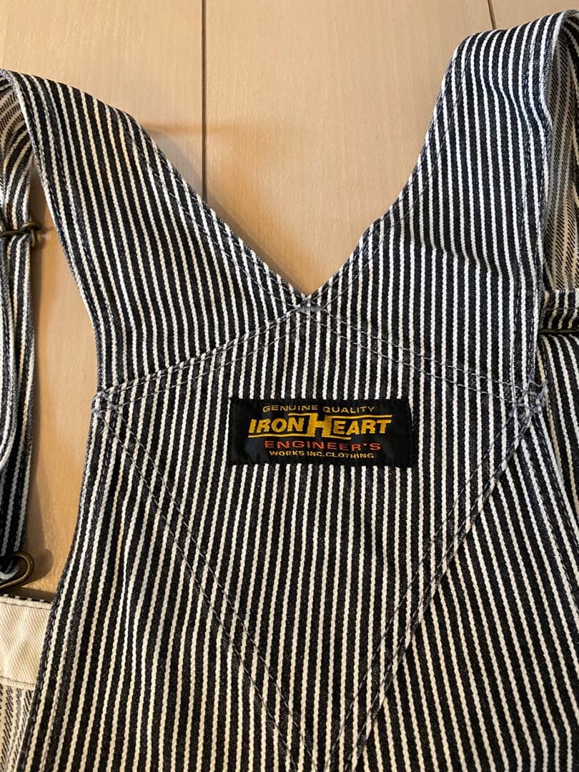 アイアンハート　807 ヒッコリーオーバーオール