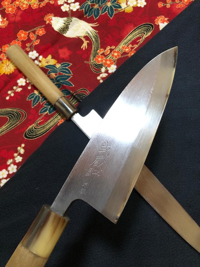 【研ぎ済み】日本橋木屋・武蔵野　本水牛口　出刃包丁　柳刃包丁　刺身包丁　和包丁