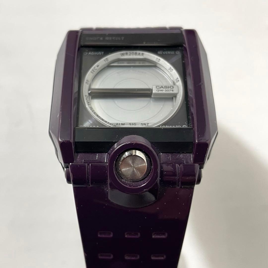 生産終了品 海外モデル カシオ G-SHOCK パープル スクエア型 レアカラー