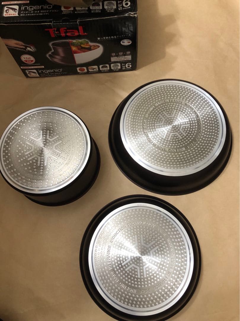 ティファール 「インジニオ・ネオ」 IH ロゼブラウン L32690