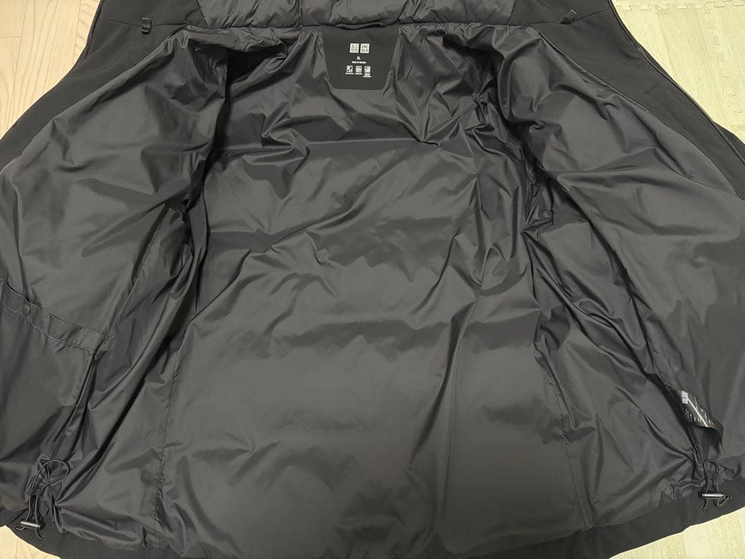 【XLサイズ】UNIQLO シームレスダウンパーカ ブラック 黒色 ユニクロ