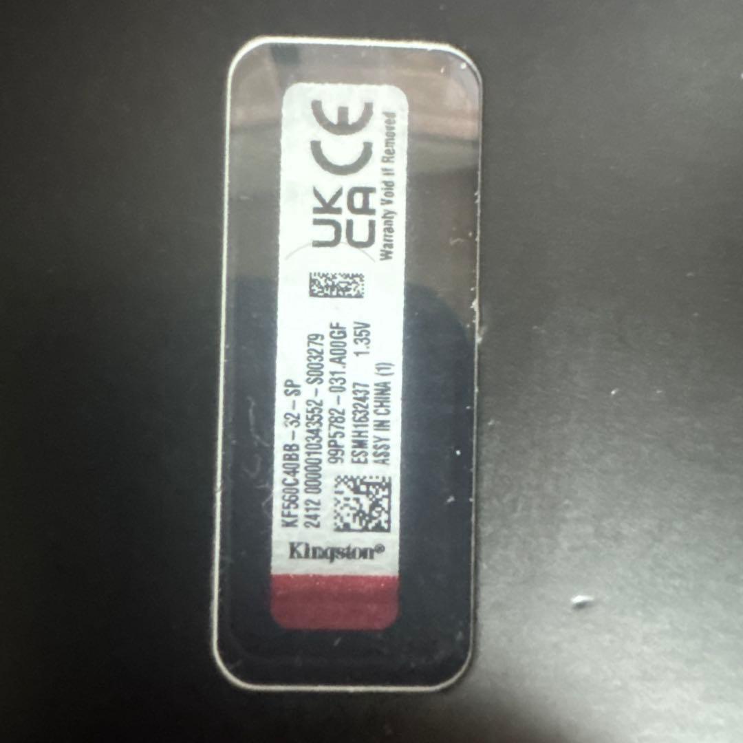 メモリー DDR5 32BG KINGSTON FURY KF560C40BB-32-SP