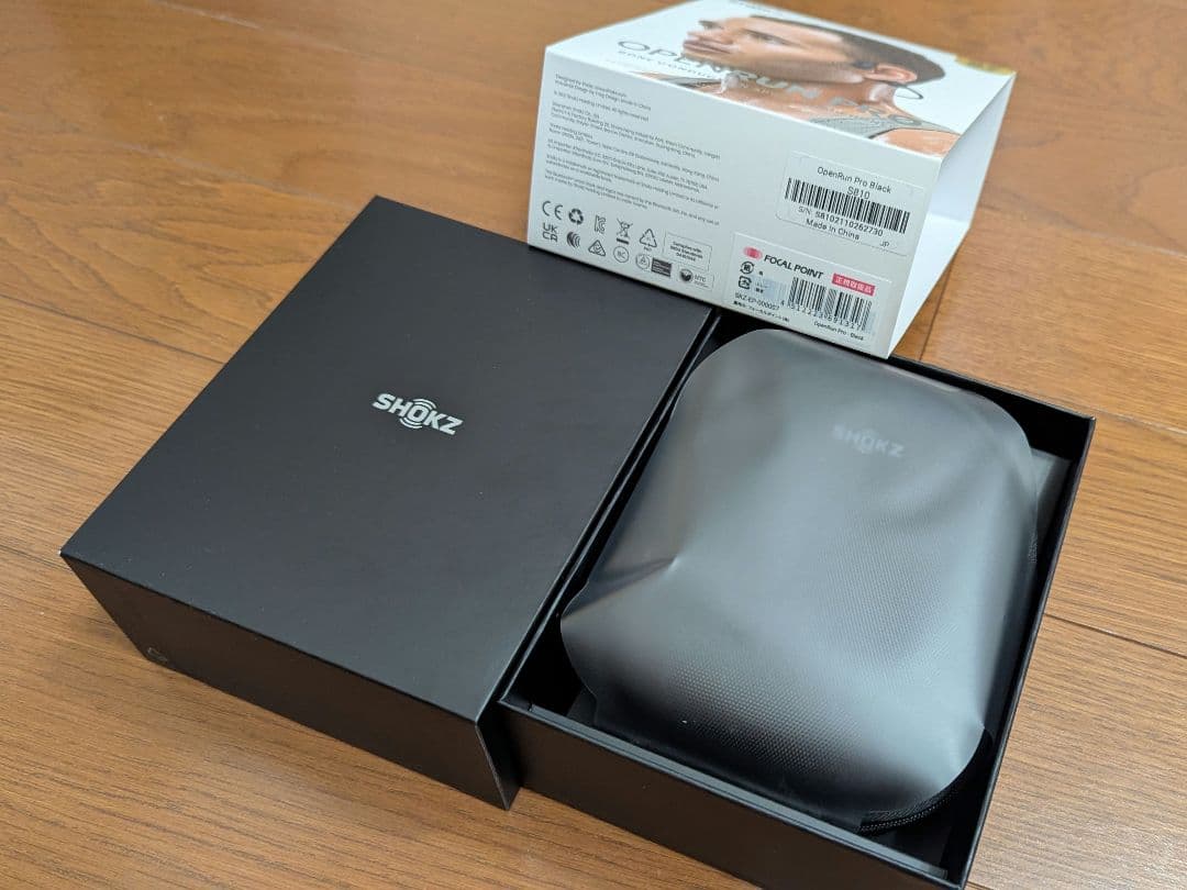 Shokz 骨伝導イヤホン OpenRun Pro ブラック ワイヤレス
