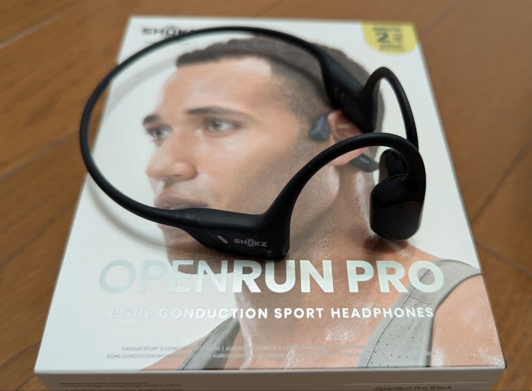 Shokz 骨伝導イヤホン OpenRun Pro ブラック ワイヤレス