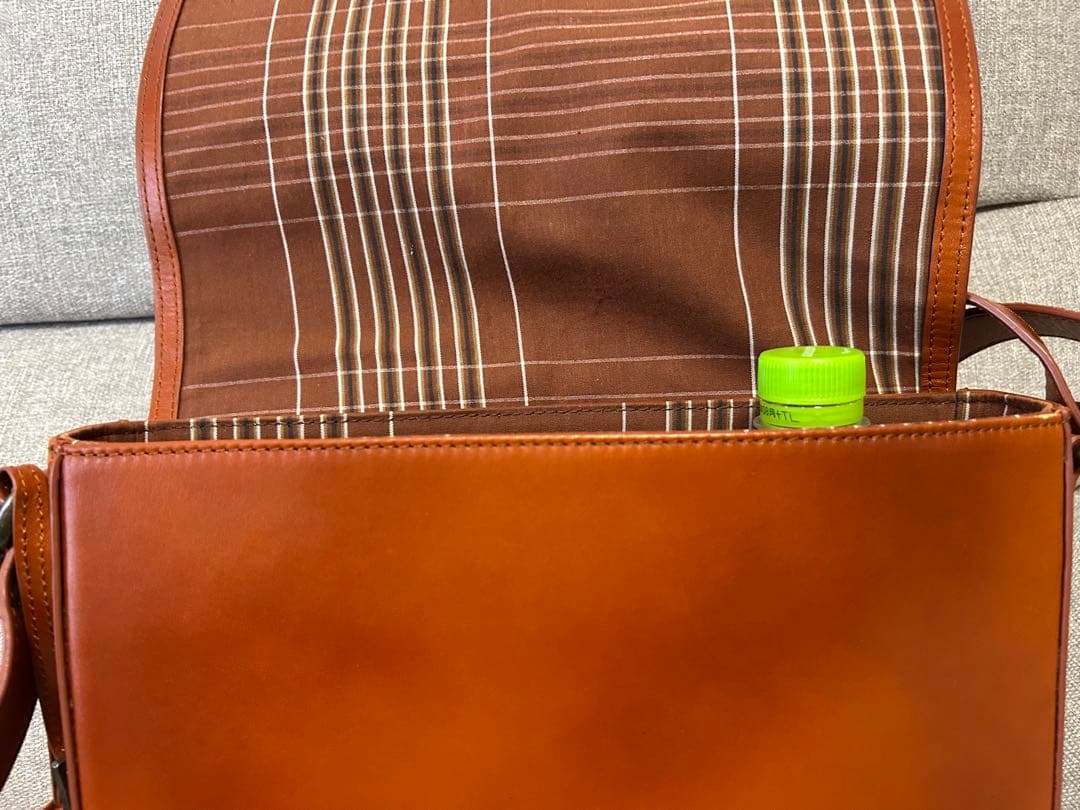 マザーハウス　ショルダーバッグ　本革　B5 キャメル