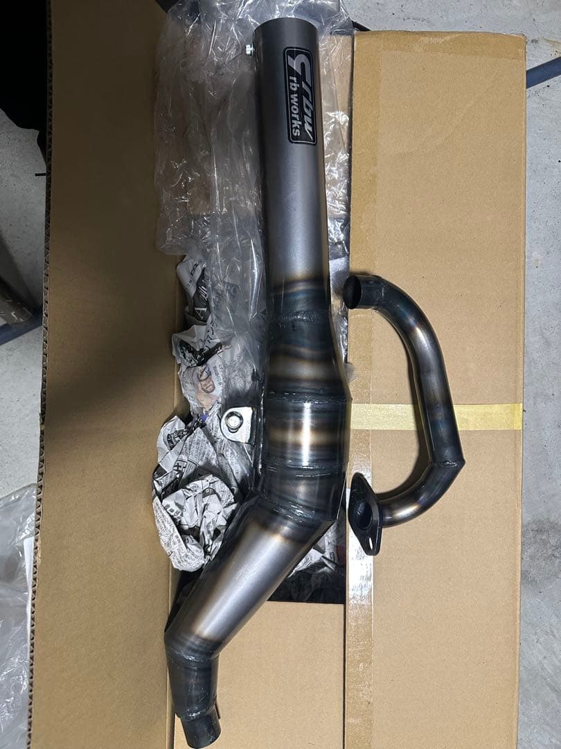 rb-works製　新品　ジャイロX初期・中期型ショットガンチャンバー　マフラー