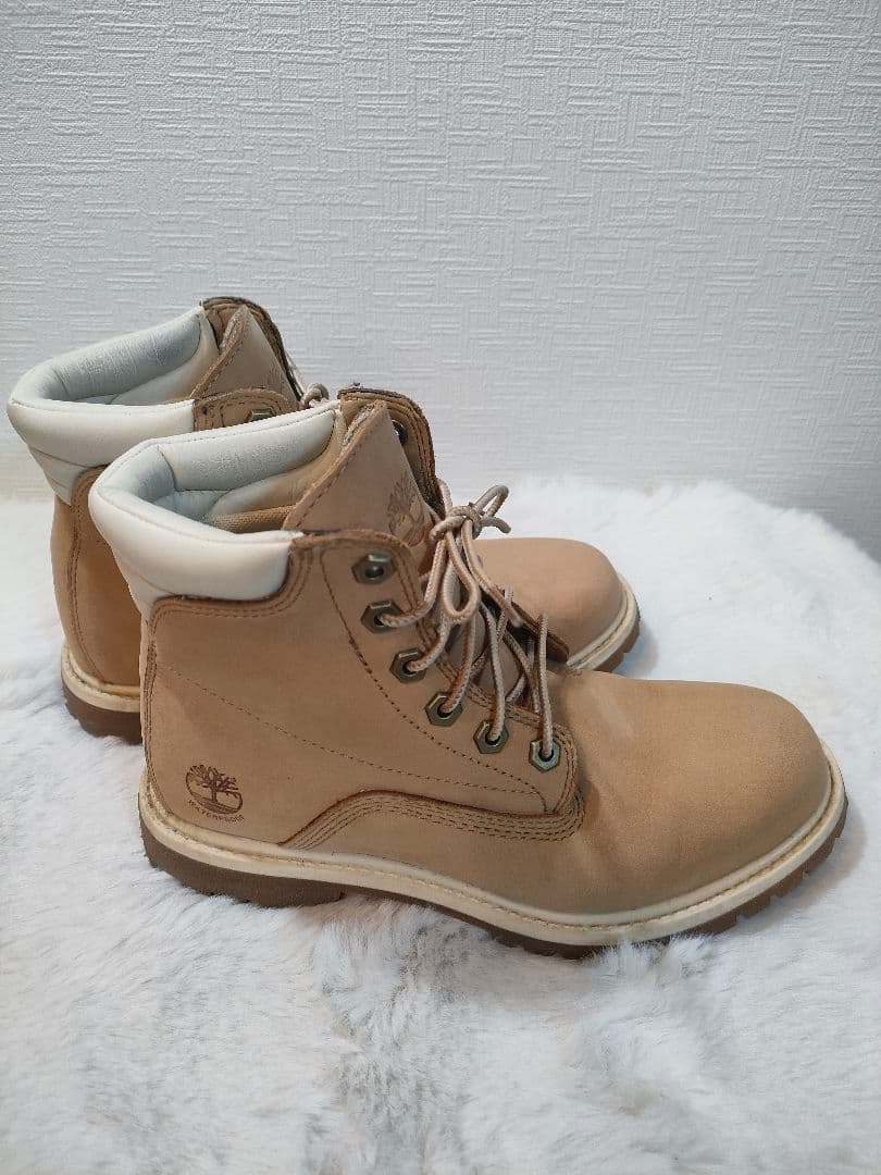 Timberland ティンバーランド ウォータープルーフブーツ ベージュ