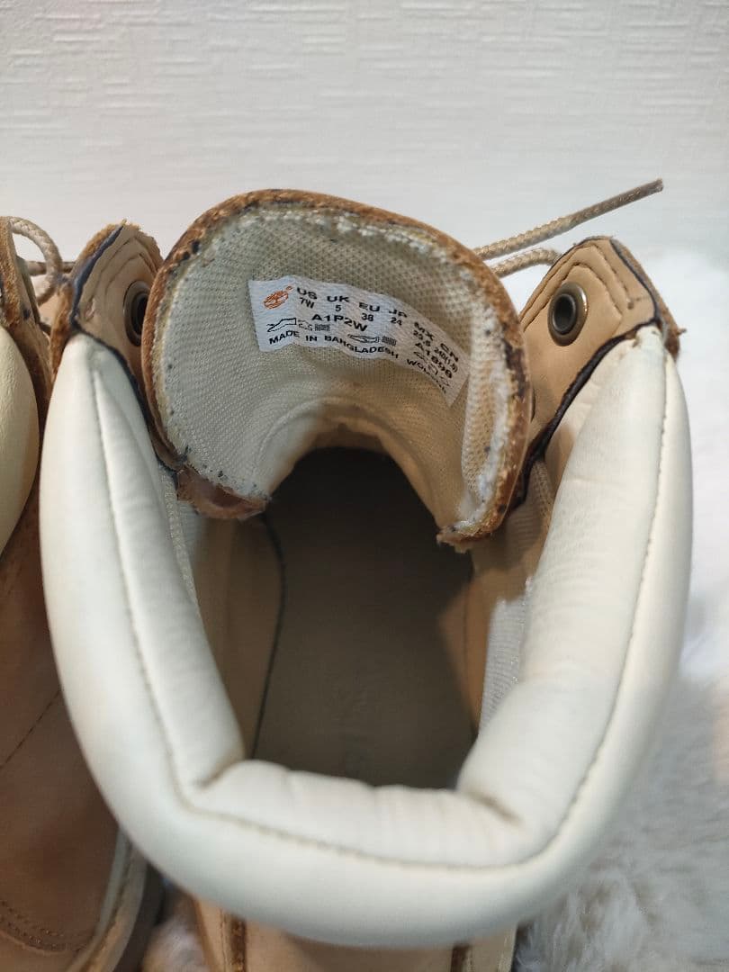 Timberland ティンバーランド ウォータープルーフブーツ ベージュ