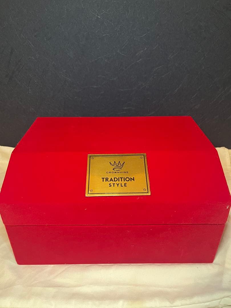 クリスタルデキャンタ　トラディション　スタイル　ブランデー　ブルー