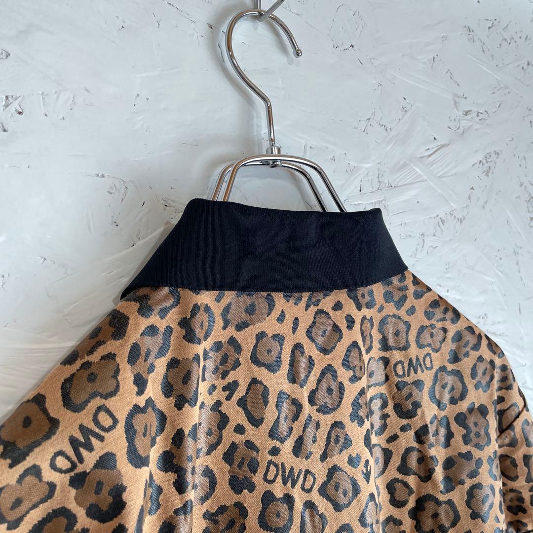 日本製　ゴルフウェア【DANCE with DRAGON】ヒョウ柄ポロシャツ　2