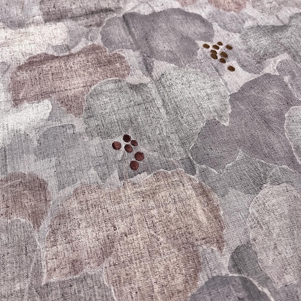 キリコまる様 リクエスト 重要無形文化財結城紬 手描友禅 葡萄 №ymk0050