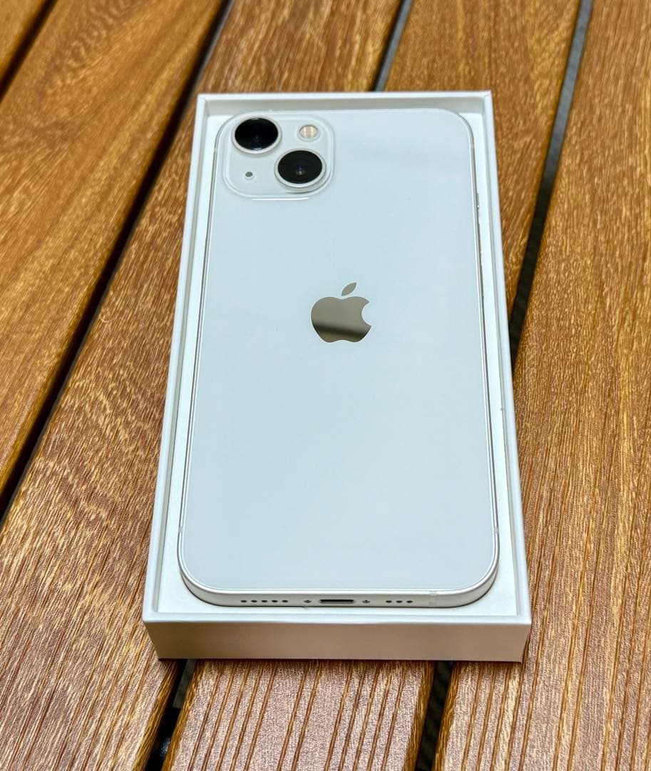 【雪猫】iPhone13 128GB ホワイト SIMフリー