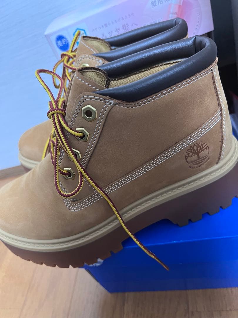 ★美品　ティンバーランド　22.5 厚底