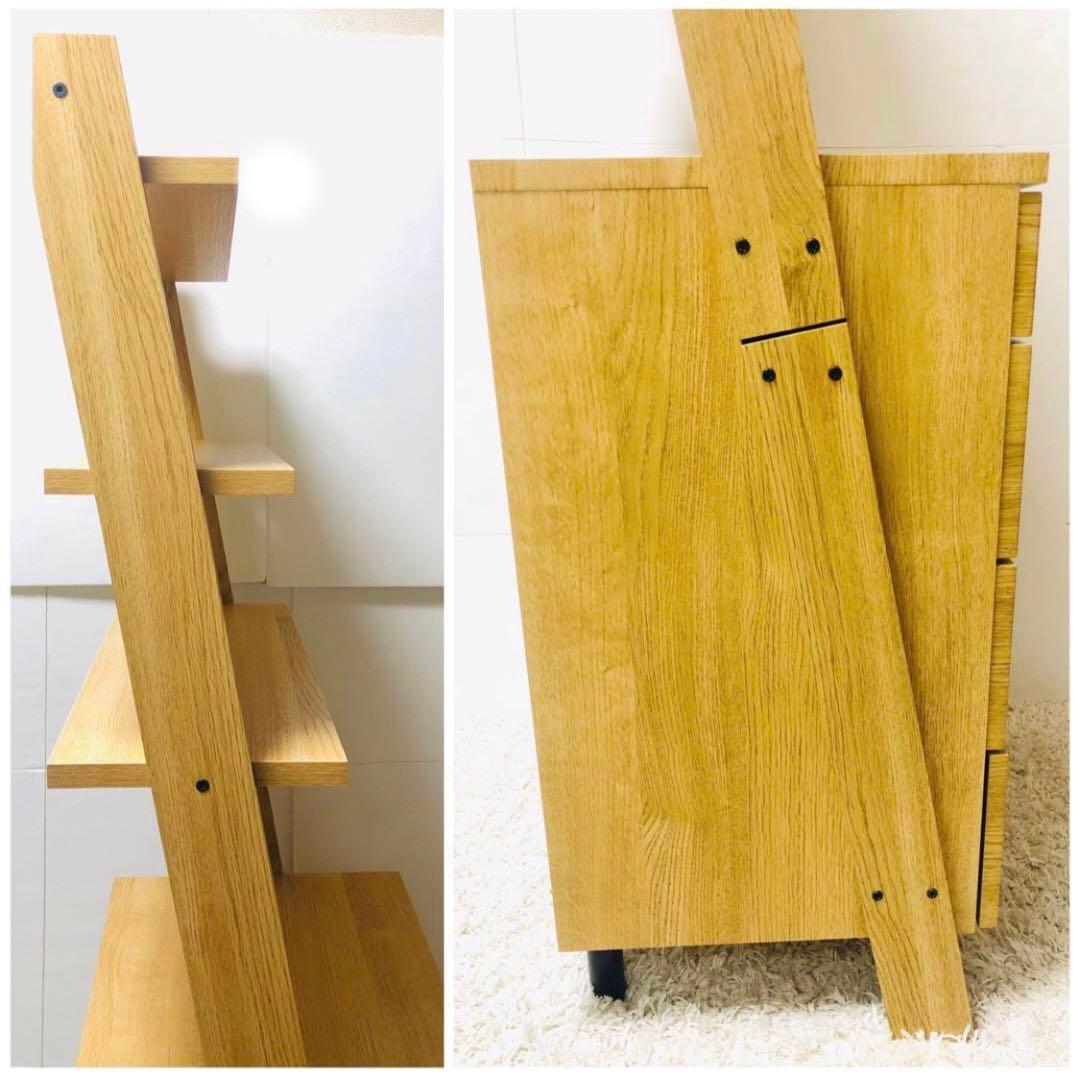 ニトリ　家具　チェストラック(エトナ 60CR LBR)