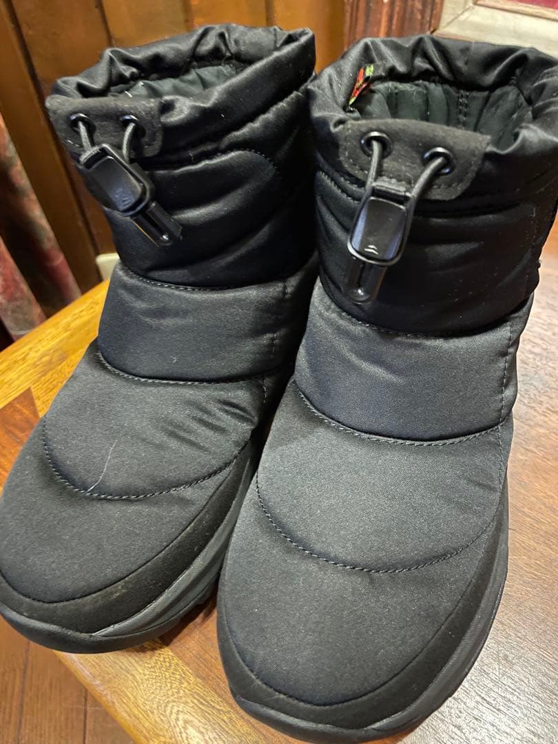 THE NORTH FACE ブラックショートブーツ23cm