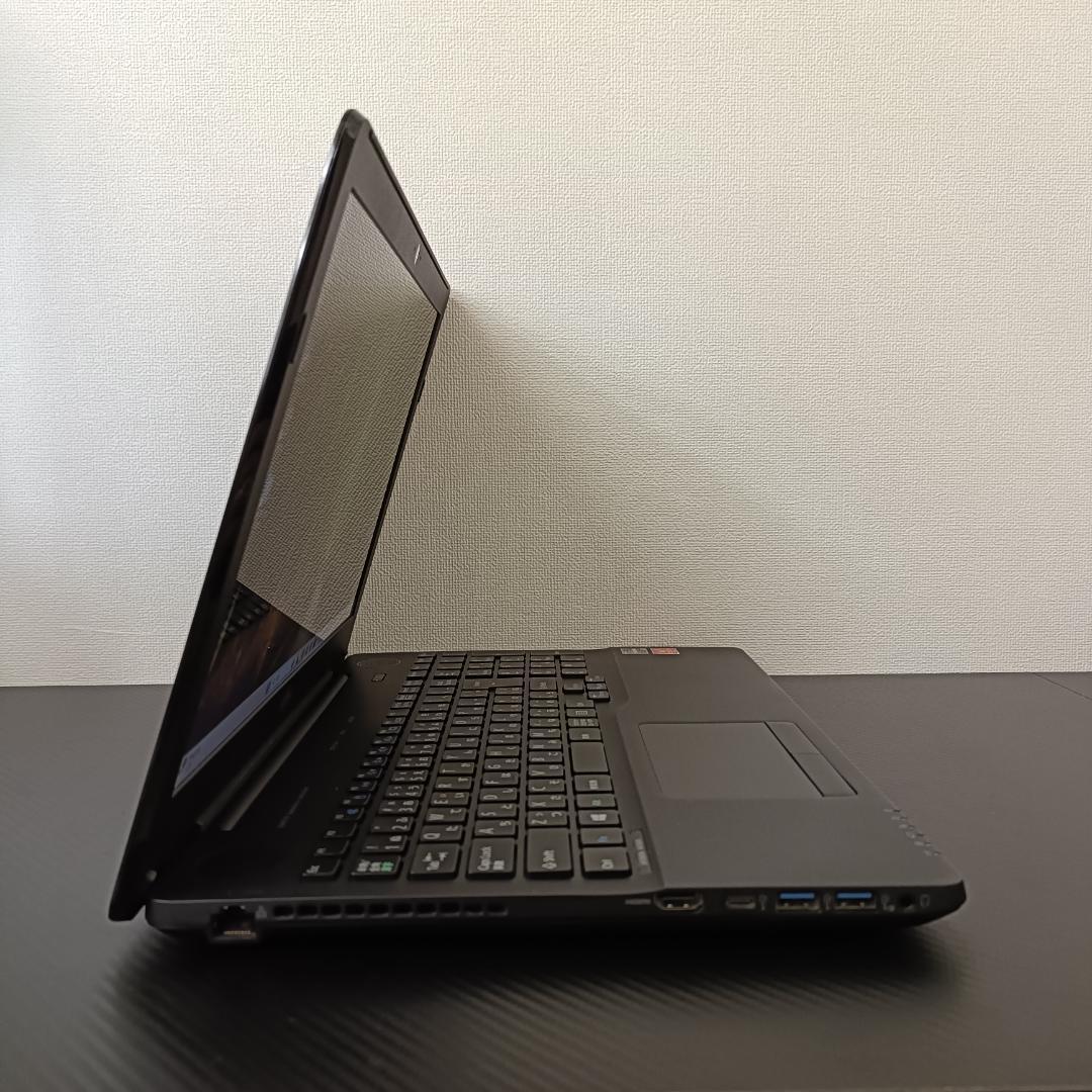 ノートPC Windows11 Ryzen7 SSD メモリ8GB 富士通 黒