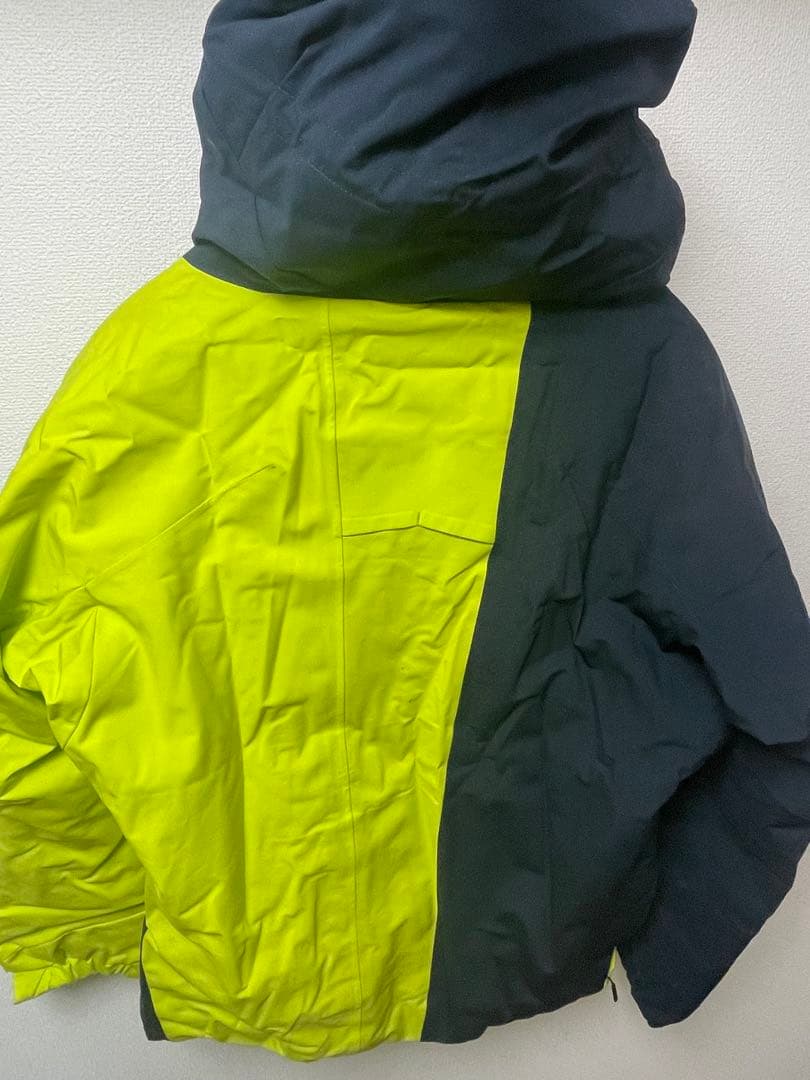 DESCENTE スキーウェア ネイビー/ライムグリーン