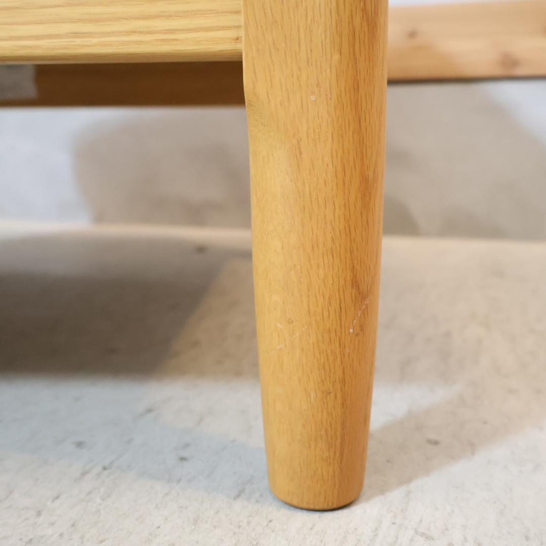 KASHIWA 柏木工 オーク材 オットマン スツール 足置き 腰掛椅子