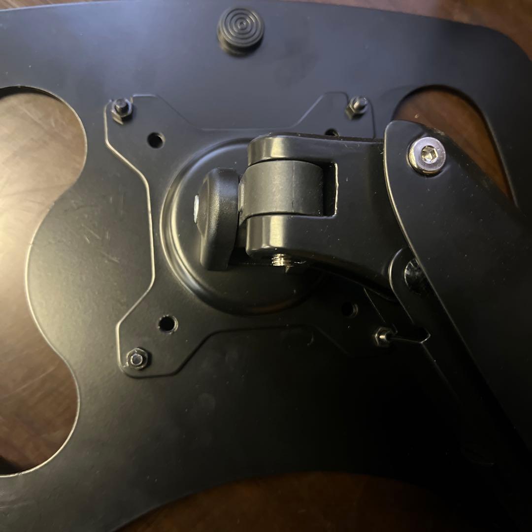 【美品】SHOPPINGALL モニターアーム 2画面用 ノートPCアーム