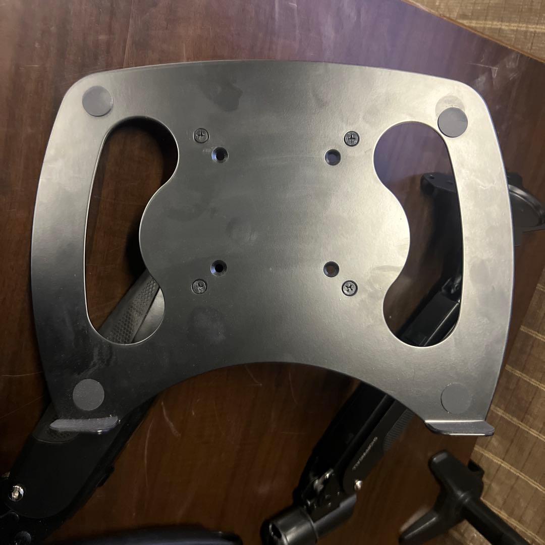 【美品】SHOPPINGALL モニターアーム 2画面用 ノートPCアーム