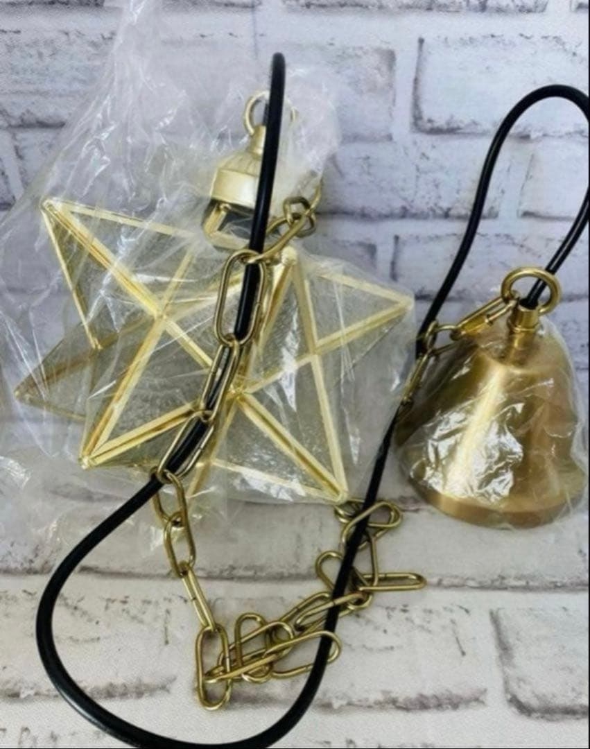 【新品未使用】ペンダントライト　ナイトライト　ルームライト　天井照明　星型