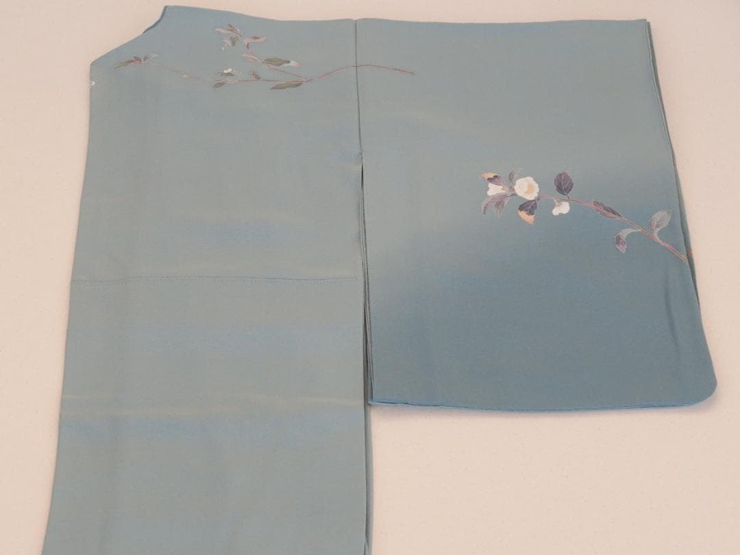 十日町友禅　一梗　清楚な付下げ訪問着　正絹