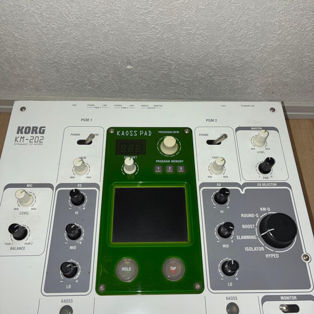 希少動作品！　KORG KM２０２　DJミキサー　KAOSS PAD