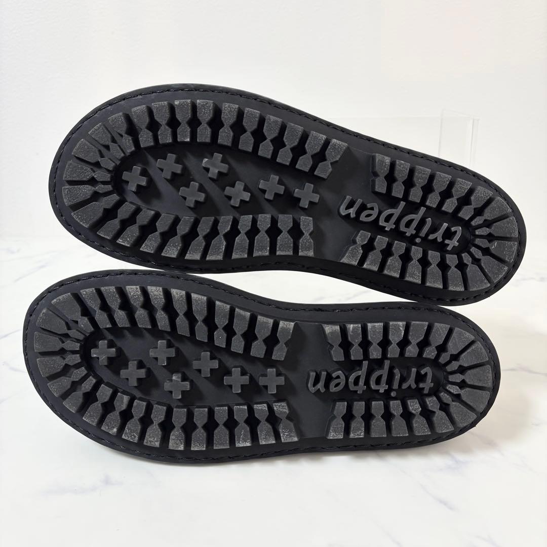 トリッペン 38 スプリント BOX レースアップ レザーシューズ ブラック