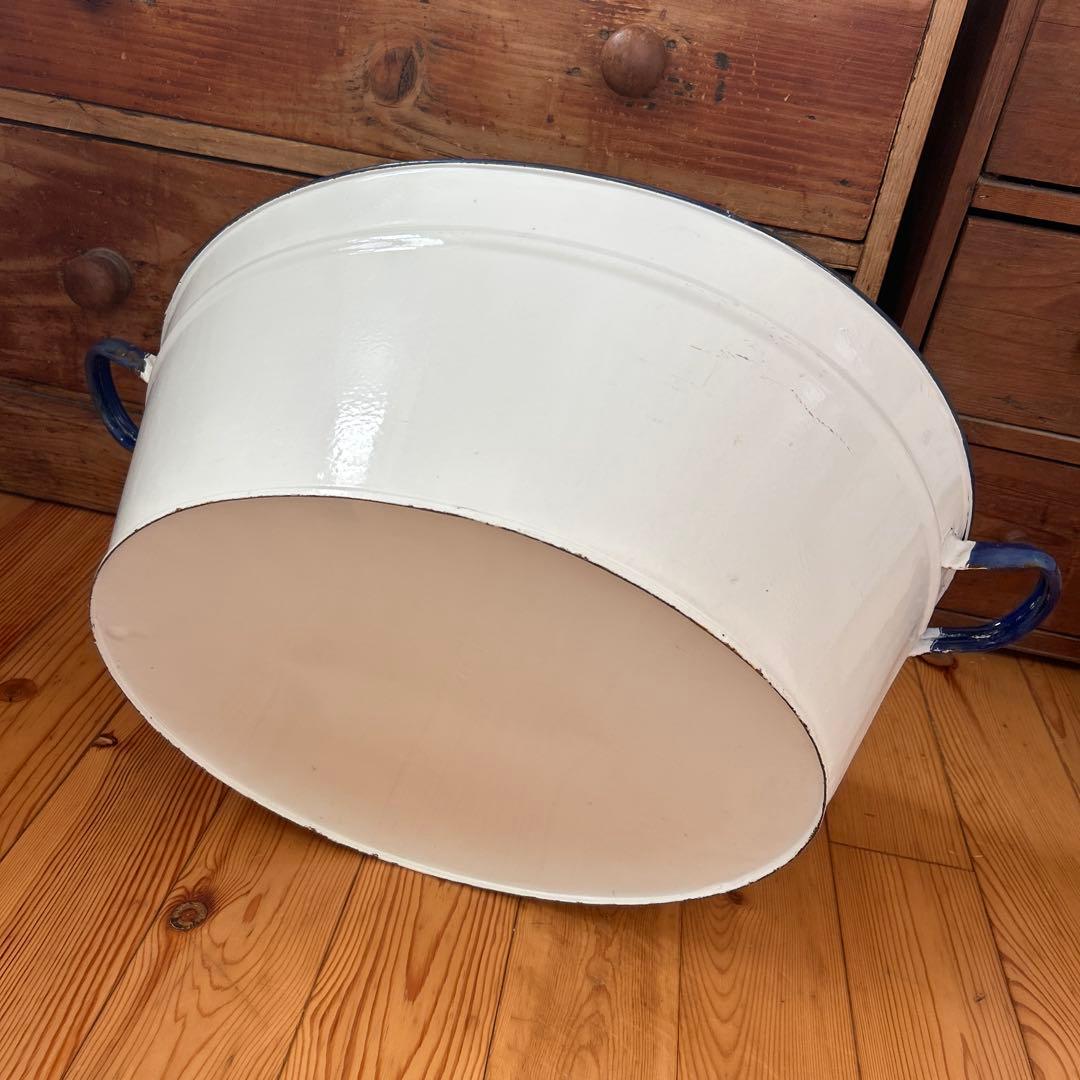 アンティーク　オーバルウォッシュタブ