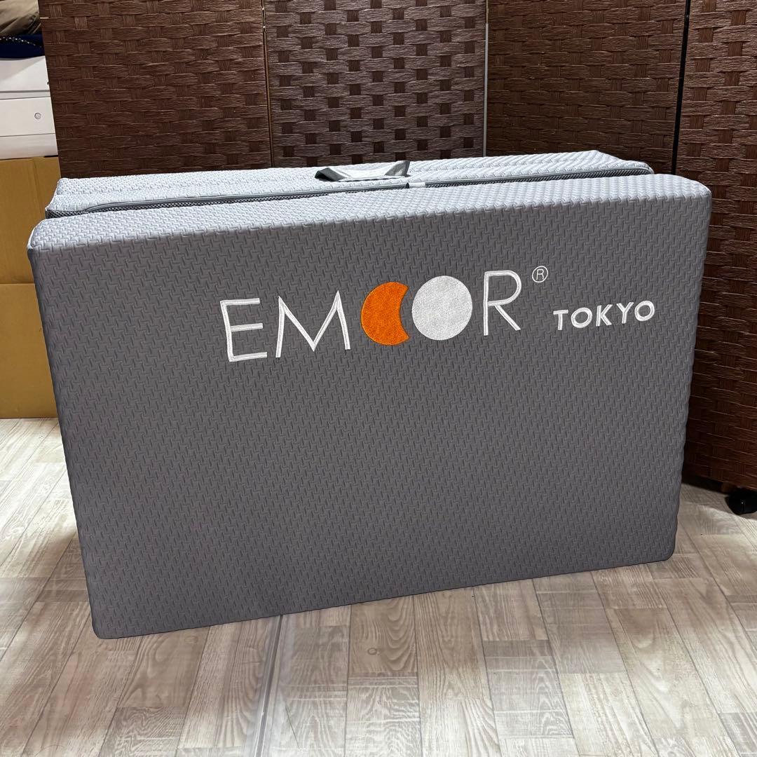EMOOR GRAND 高反発　三つ折りマットレス　シングル　マットレス　寝具