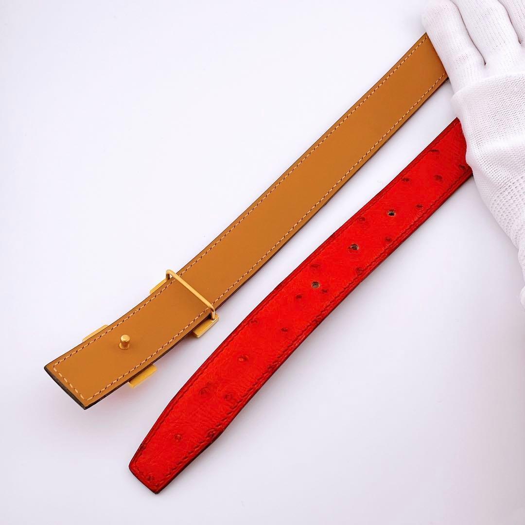 ★エルメス★ ベルト ミニコンスタンス 65 リバーシブル Hバックル OZ