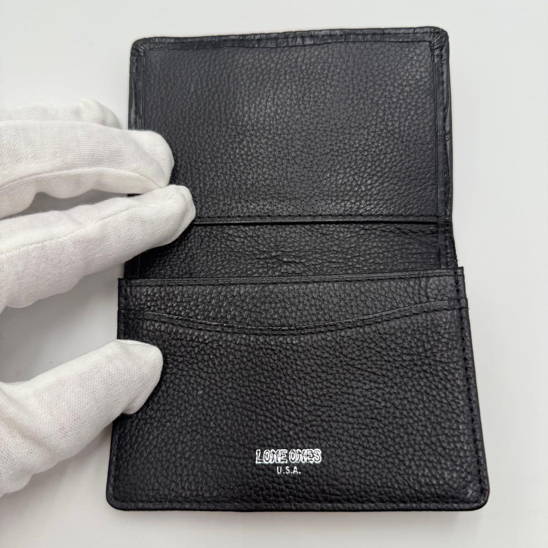 【超美品】LONE ONES 本物　クロコダイルレザー　名刺入れ