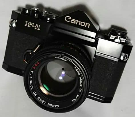 Canon F-1 フィルム一眼レフカメラ 50mmレンズ付き